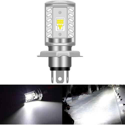 1pcs 16000Lm 15W Mini H4 LED Car Headlights 6500K White LED moto headlights for motorcycle lampada para carro alta y baja Turbo