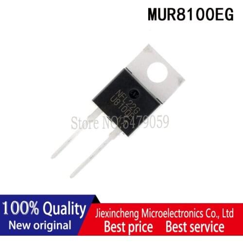 10PCS MUR8100EG U8100E TO-220 New original