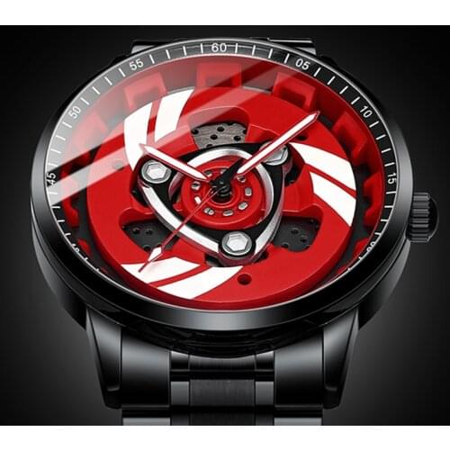 2021 Spinning Motorcycle Engine Clutch Watch New Real 3D Rim Hub Fashion Sport Locomotive Watches For Men Quartz Watch Luxury