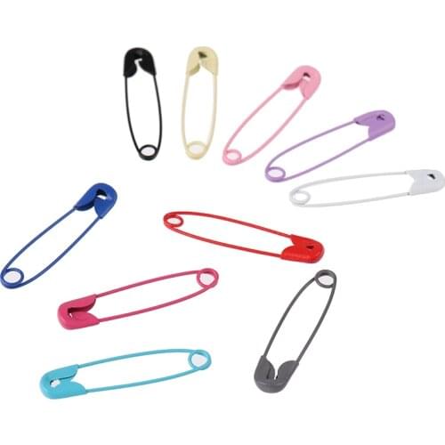 50pcs 3cm Colorful Safety Pins DIY Sewing Tools Stainless Steel Needles Small Brooch NEW