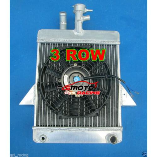 70mm (2.75'') Thick Aluminum Alloy Radiator + FAN For Triumph GT6 1966-1973 72 71 70 69 68 67