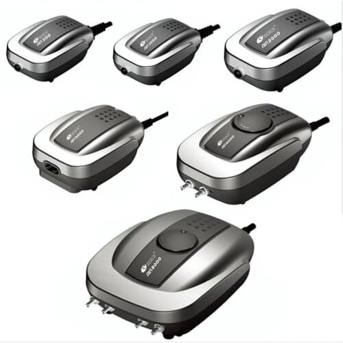 2W 4W 8W AIR-1000 AIR-2000 AIR-3000 AIR-4000 AIR-8000 Aquarium Air Pump Fish Tank Increasing Oxygen Pump