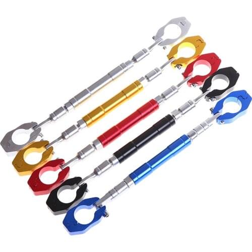 7/8" 22mm CNC Aluminum Motorcycle Handlebar Reinforcing Balance CrossBar Strengthen Lever Bar Adjustable Universal