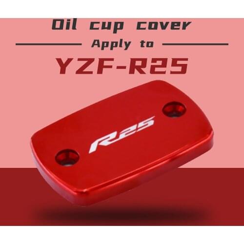 MOTORIST Free Shipping For YAMAHA YZF R25 2013-2015 Motorcycle Accessories Motorbike Brake Fluid Tank Cap Cover YZF-R25
