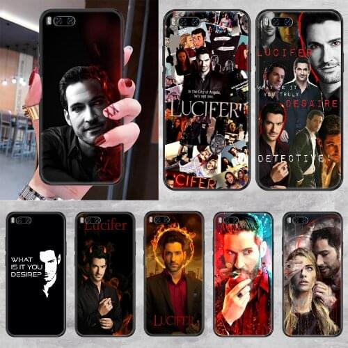 Lucifer TV Phone case For Xiaomi Mi Max Note 3 A2 A3 8 9 9T 10 Lite Pro Ultra black trend back soft bumper 3D shell luxury prime