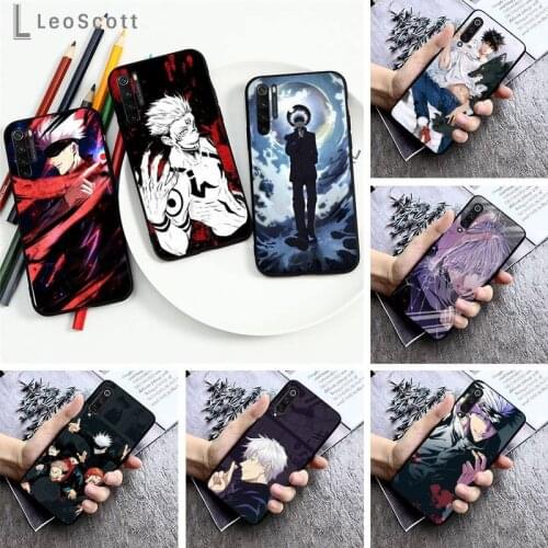 Jujutsu Kaisen Anime Gojo Satoru Phone Case For Xiaomi Redmi note 7 8 9 pro 8T 9S Mi Note 10 Lite pro
