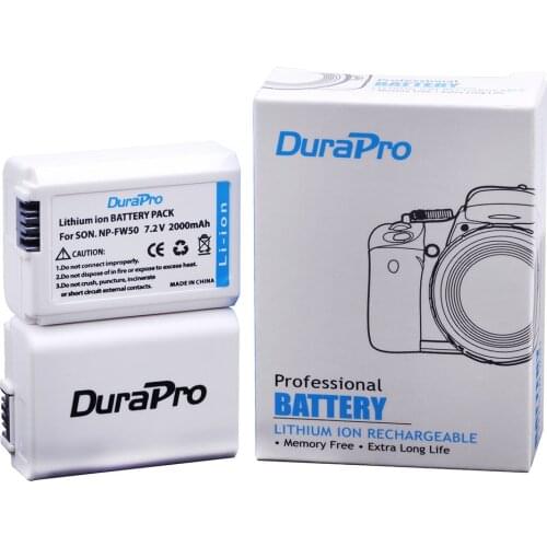 2pc 2000mAH NP-FW50 NP FW50 Battery for Sony Alpha A33 A35 A37 A55 SLT-A33 SLT-A35 SLT-A37 SLT-A37K SLT-A37M SLT-A55 SLT-A55V