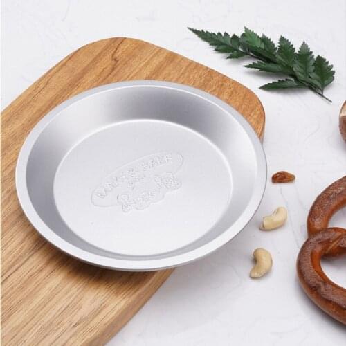 Food Grade Carbon Steel Pizza Tart Mould Small Fruit Pie Baking Pan Round Cake Mould Non-Stick Coated Pastry DIY Baking Tools