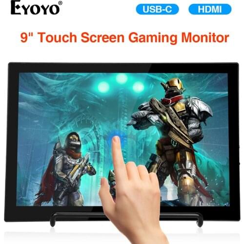 Eyoyo EM09T 8.9" USB Type C Portable Gaming Monitor Touch Screen 1920x1200 IPS PS4 Xbox Display For PC Laptop Phone Nintendo