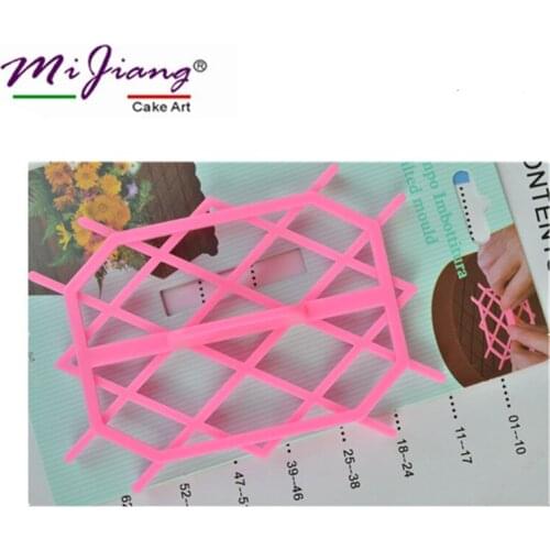 Biscuit Cookie Cutter Cake Mold Fondant Cake Decorating Tools Plaid Shape Press Sugar Paste DIY Baking Kitchen Accessories B99-1