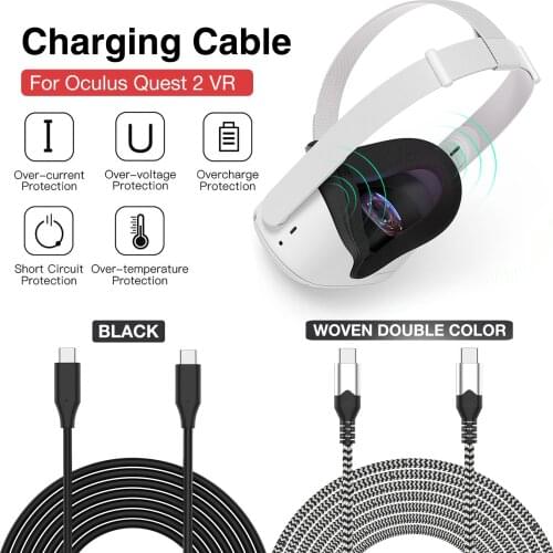 5M Data Line For Oculus Quest 2 Link Headset USB 3.0 Type C Data Charging Cable Transfer Type-C To USB-A Cord VR Accessories