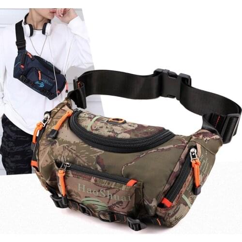 Top Quality Men Chest Bags Crossbody Bag Waterproof Oxford Shoulder Bag Large Capacity Travel Bum Chest Pack Male Hip Bum Pocket