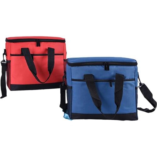 New Large Picnic Basket Leak-Proof Stain Resistant Insulated Cooler Bag Collapsible Grocery Bag for Travel Camping