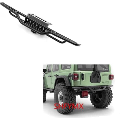 AXIAL SCX10 III TUBE Metal Rear Bumper For 1/10 Rc Car JEEP-WRANGLER Chassis Body Upgrade Part