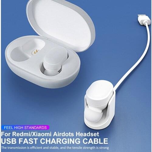 Portable USB Charging Dock Cable Earphone Fast Charger For Xiaomi Airdots Youth Version/Redmi Airdots Earphone Accessorie