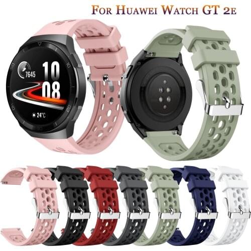 Sport Soft Silicone Watchband Strap For Huawei watch GT 2e Classic SmartWatch band Replacement GT2e WristBand 22mm Bracelet belt