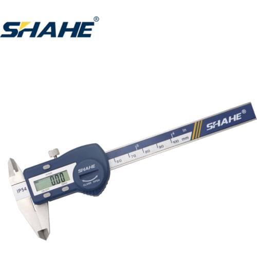 SHAHE IP54 Waterproof 100 mm 0.01 mm Digital Caliper Stainless Steel Electronic Vernier Caliper Micrometer Measuring Tool