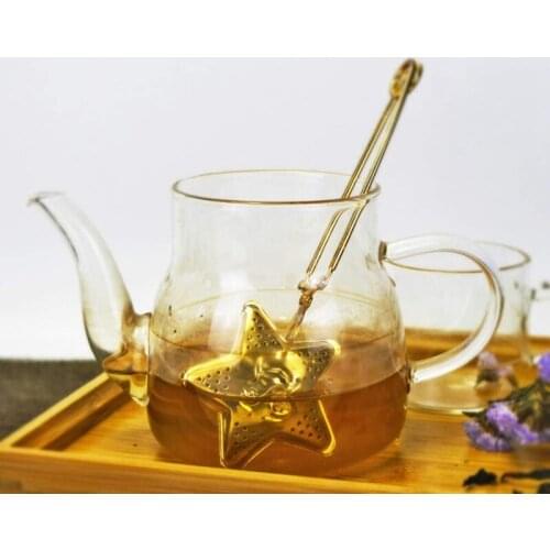 Tea Infuser Strainer Stainless Steel Mesh Tea Strainers Tea Filter Two Paragraphs Suitable for Christmas Gifts