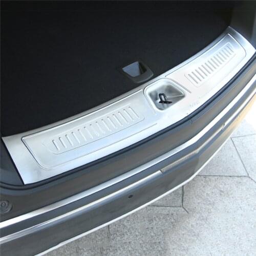 CAR MANGO Car Styling Rear Door Trunk Bumper Fender Protector Sill Cover Frame Trim Sticker Accessories for Cadillac XT5 2016