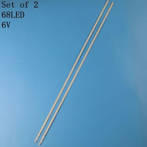10pcs 676mm LED Backlight Lamp strip 68leds For Sony 60" TV LE60A5000 JE600D3LB4N B1824-0MA01 2012SSP60 60E610E KLV-60EX640