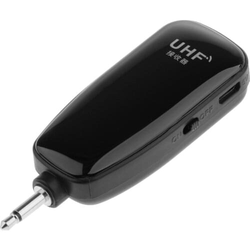 UHF Instruments Microphone Sax Microphone Wireless Transmitter 50m Range