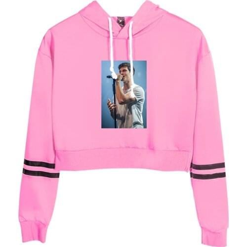 WAWNI Wincent Weiss Waist Cap Sexy Hoodie Casual Trend Crop Tops Harajuku Clothes Fashion Print Pullover Womens Girls Sweatshirt