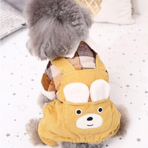 Winter Dog Clothes Thicken Warm Dog Coat Jacket Jumpsuit Puppy Small Dog Costume Outfit Pomeranian Bichon Schnauzer Pet Clothing