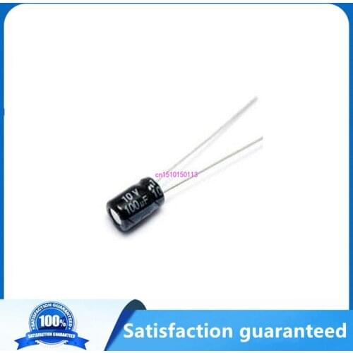 1000pcs 1UF 2.2UF 3.3UF 4.7UF 10uF 22uF 33uF 47uF 100uF 50V 25V 16V 10V 4*7mm Aluminum electrolytic capacitor