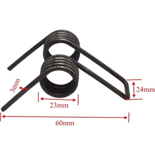 3mm spring steel heavy duty double torsion spring 23mm out diameter factory wholesale