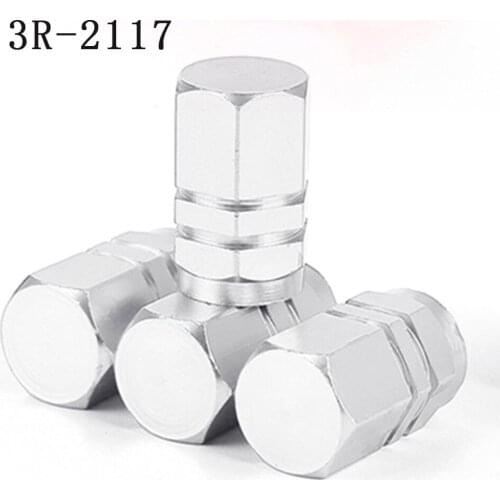 4PCS Automobile Durable Aluminium Alloy Wheel Tire Valve Rim Stem Cap Dust Cover For Car Truck Auto Parts Car Accessories