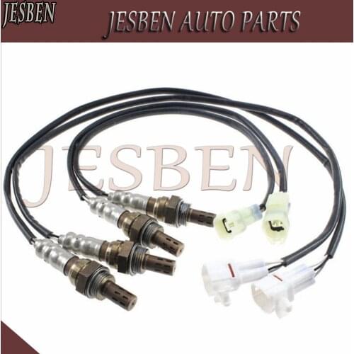 4PCS Lambda Oxygen Sensor Upstream & Downstream fit For Suzuki XL-7 2005 2006 Grand Vitara 2001 2.7L NO# 234-4084 234-4222