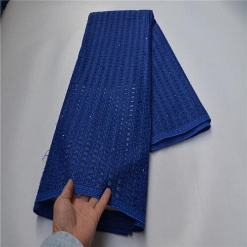 African Swiss Voile Lace Fabric Embroidery Lace High Quality African Dry Cotton Lace Fabric For Wedding 5yards CLP-889