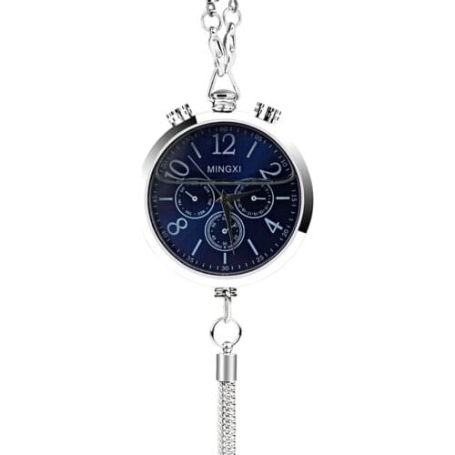 Car Perfume Filled Clock Pendant Interior Decor Rearview Mirror Hanging Ornament