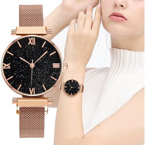 Luxury Women Watches Magnetic Starry Sky Female Clock Quartz Wristwatch Fashion Ladies Wrist Watch Reloj Mujer Relogio Feminino
