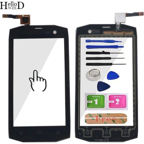 Moible Phone Touch Screen Panel For Vertex Impress Action Touch Screen Digitizer Front Glass Touchscreen Sensor Adhesive