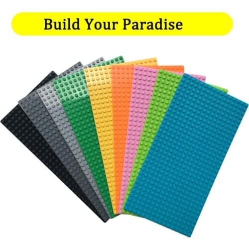 32*16 Dots Classic Base Plates Street Bricks Classic Baseplate City Building Blocks Construction Compatible With Most Brands