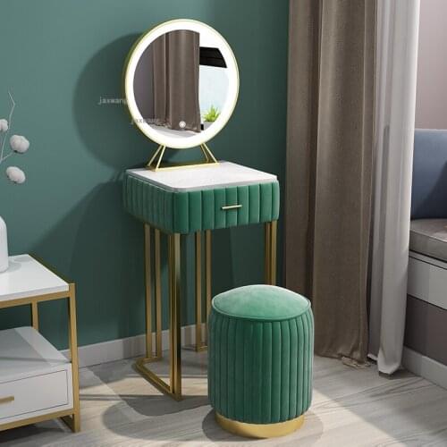 European Style Bedroom Furniture Dressers Apartment Dressing Table Modern Minimalist Hotel Makeup Chair Dormitory Cosmetic Table