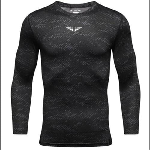 Long Sleeve Running Shirt For Men Autumn Solid Fitness Gym T Shirt Sports Shirts Men Sportswear Male Trainers Training Shirts