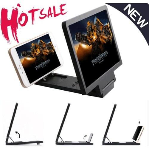 2021 New Mobile Phone Screen Magnifier 3D Enlarger Magnifying Video Amplifier Projector Bracket Desktop Holder Stand For Phone
