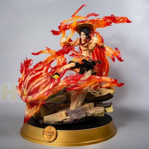 One Piece Portgas.D.Ace Painted Statue PVC Actioin Figure Model Toy Collection Anime Figure Toys Statue Doll In Box Gifts