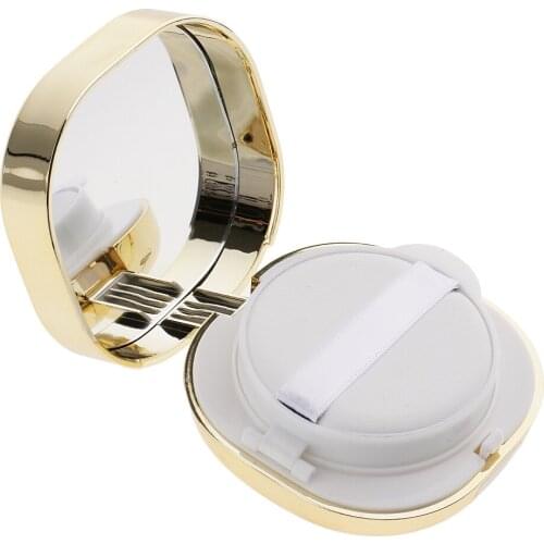Empty Luxurious Air Cushion Puff Box BB Cream Container Makeup Case Portable - B