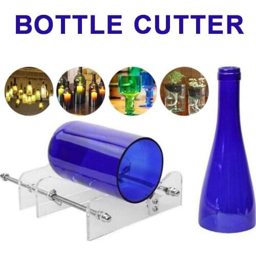 DIY Glass Beer Wine Bottle Cutter Bottles Cutting Glass Dual Purpose Jar Adjustable Cutting Machine Recycle Craft