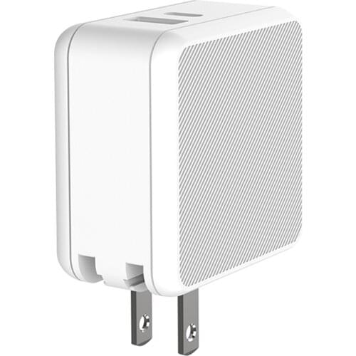 M2 65W Large Power GaN2pro PD Quick Charging Power Adapter Plug Mini Foldable Wall Charger with USB-C + USB-A Port