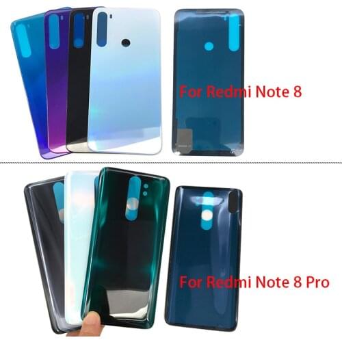 Replacement Glass Battery Back Cover Case Door Housing For Xiaomi Redmi Note 7 8 Note7 Note8 Pro