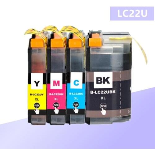Compatible LC22UXL 22UXL LC22U Full Ink Cartridge For Brother DCP-J785DW MFC-J985DW Printer