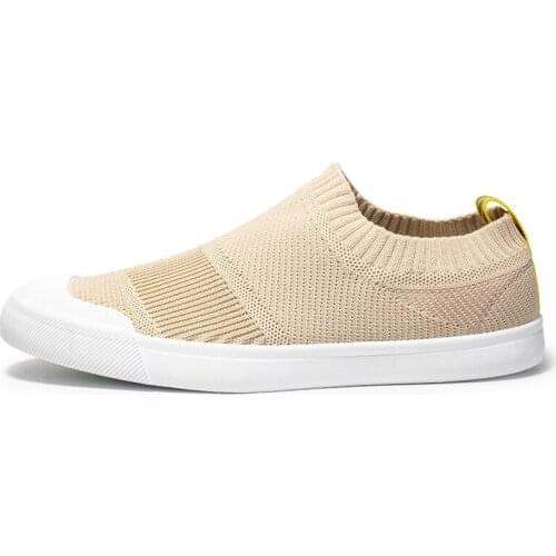 One-step Lazy Shoes Mens Casual Mesh Shoes Mens Flying Woven All-match Breathable Non-slip Wear-resistant Fashion Shoes Mens
