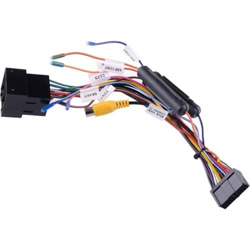 Universal Android ISO Car Stereo Radio Wiring Harness Cable Connector Adapter Accessories
