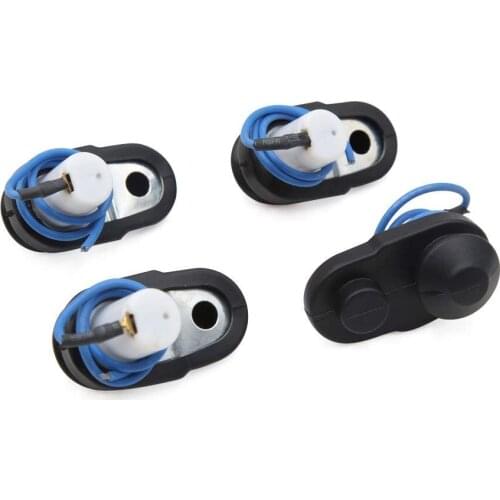 Uxcell 4pcs Universal Auto Car Vehicle Interior Door Light Lamp Push Button Switch