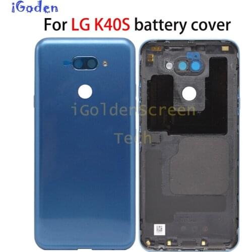 For LG K40S Back housing Battery Cover Rear Door Case For LG LMX430HM, LM-X430 battery door For K40S door