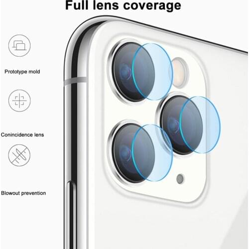 Tempered Glass Rear Lens Anti-fingerprint Protective Glass Film Camera Lens Screen Protector For iPhone XS XR X 11 Pro Max